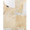 image:imageSCARLET DARKNESS Corset Tops for Women Elastic Neckline Renaissance Shirt Peasant BlousePristine