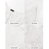 image:imageSCARLET DARKNESS Corset Tops for Women Elastic Neckline Renaissance Shirt Peasant BlouseWhite