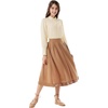 image:imageSCARLET DARKNESS Gothic Victorian Blouse Tops for Women 2026 Cotton Long Sleeve Renaissance ShirtBeige