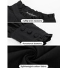 image:imageSCARLET DARKNESS Gothic Victorian Blouse Tops for Women 2026 Cotton Long Sleeve Renaissance ShirtBlack