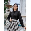 image:imageSCARLET DARKNESS Gothic Victorian Blouse Tops for Women 2026 Cotton Long Sleeve Renaissance ShirtBlack