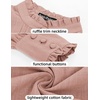 image:imageSCARLET DARKNESS Gothic Victorian Blouse Tops for Women 2026 Cotton Long Sleeve Renaissance ShirtDusty Pink