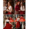 image:imageSCARLET DARKNESS Gothic Victorian Blouse Tops for Women 2026 Cotton Long Sleeve Renaissance ShirtDusty Pink