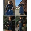 image:imageSCARLET DARKNESS Gothic Victorian Blouse Tops for Women 2026 Cotton Long Sleeve Renaissance ShirtDusty Pink