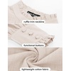 image:imageSCARLET DARKNESS Gothic Victorian Blouse Tops for Women 2026 Cotton Long Sleeve Renaissance ShirtLight Apricot