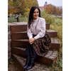 image:imageSCARLET DARKNESS Gothic Victorian Blouse Tops for Women 2026 Cotton Long Sleeve Renaissance ShirtWhite