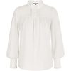 image:imageSCARLET DARKNESS Gothic Victorian Blouse Tops for Women 2026 Cotton Long Sleeve Renaissance ShirtWhite