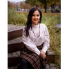 image:imageSCARLET DARKNESS Gothic Victorian Blouse Tops for Women 2026 Cotton Long Sleeve Renaissance ShirtWhite