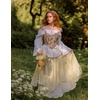 image:imageSCARLRT Darkness Long Skirts for Women Renaissance Flowy Pirate Maxi SkirtBeige