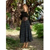 image:imageSCARLRT Darkness Long Skirts for Women Renaissance Flowy Pirate Maxi SkirtBlue Green Plaid