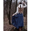 image:imageSCARLRT Darkness Long Skirts for Women Renaissance Flowy Pirate Maxi SkirtBlue Plaid