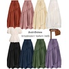 image:imageSCARLRT Darkness Long Skirts for Women Renaissance Flowy Pirate Maxi SkirtDeep Green