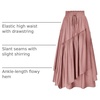 image:imageSCARLRT Darkness Long Skirts for Women Renaissance Flowy Pirate Maxi SkirtDusty Rose