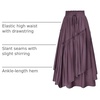 image:imageSCARLRT Darkness Long Skirts for Women Renaissance Flowy Pirate Maxi SkirtPurple Gray