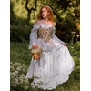 image:imageSCARLRT Darkness Long Skirts for Women Renaissance Flowy Pirate Maxi SkirtWhite