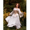 image:imageSCARLRT Darkness Long Skirts for Women Renaissance Flowy Pirate Maxi SkirtWhite