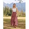 image:imageSCARLRT Darkness Long Skirts for Women Renaissance Flowy Pirate Maxi SkirtWithered Rose