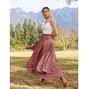 image:imageSCARLRT Darkness Long Skirts for Women Renaissance Flowy Pirate Maxi SkirtWithered Rose