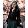 image:imageScarlet Darkness Bell Sleeve Tops for Women Renaissance Pirate ShirtBlack