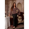 image:imageScarlet Darkness Bell Sleeve Tops for Women Renaissance Pirate ShirtCoffee