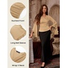 image:imageScarlet Darkness Bell Sleeve Tops for Women Renaissance Pirate ShirtKhaki