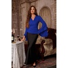 image:imageScarlet Darkness Bell Sleeve Tops for Women Renaissance Pirate ShirtKlein Blue