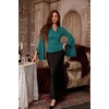 image:imageScarlet Darkness Bell Sleeve Tops for Women Renaissance Pirate ShirtMalachite Green