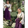 image:imageScarlet Darkness Bell Sleeve Tops for Women Renaissance Pirate ShirtWhite