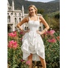 image:imageScarlet Darkness Corset Dress for Women Renaissance Dress Midi Sleeveless Victorian Dresses