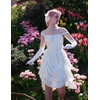 image:imageScarlet Darkness Corset Dress for Women Renaissance Dress Midi Sleeveless Victorian Dresses
