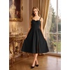 image:imageScarlet Darkness Corset Midi Dress Women Cocktail Party Milkmaid SundressBlack