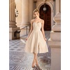 image:imageScarlet Darkness Corset Midi Dress Women Cocktail Party Milkmaid SundressCream