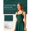 image:imageScarlet Darkness Corset Midi Dress Women Cocktail Party Milkmaid SundressDark Green