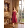image:imageScarlet Darkness Corset Midi Dress Women Cocktail Party Milkmaid SundressRed