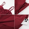 image:imageScarlet Darkness Corset Midi Dress Women Cocktail Party Milkmaid SundressRed