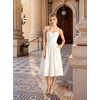 image:imageScarlet Darkness Corset Midi Dress Women Cocktail Party Milkmaid SundressWhite