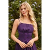 image:imageScarlet Darkness Corset Mini Sundress Chiffon Homecoming Dress for WomenDeep Purple