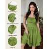 image:imageScarlet Darkness Corset Mini Sundress Chiffon Homecoming Dress for WomenGreen