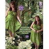 image:imageScarlet Darkness Corset Mini Sundress Chiffon Homecoming Dress for WomenGreen