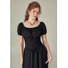 image:imageScarlet Darkness Corset Top for Women Crop Renaissance Shirt Plus Size Tops Pirate Witchy BlouseBlack