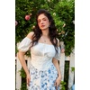 image:imageScarlet Darkness Corset Top for Women Crop Renaissance Shirt Plus Size Tops Pirate Witchy BlouseWhite
