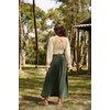 image:imageScarlet Darkness Corset Tops for Women Long Sleeve Renaissance Shirt BlouseApricot