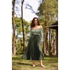 image:imageScarlet Darkness Corset Tops for Women Long Sleeve Renaissance Shirt BlouseGreen