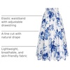 image:imageScarlet Darkness Floral Maxi Skirts for Women Summer Victorian Long SkirtAzure Mist