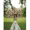 image:imageScarlet Darkness Floral Maxi Skirts for Women Summer Victorian Long SkirtGreen Floral