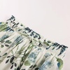 image:imageScarlet Darkness Floral Maxi Skirts for Women Summer Victorian Long SkirtIndigo Leaf
