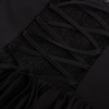 image:imageScarlet Darkness Lace Corset Mini Dress with Pocket Women Teens Grad OutfitBlack