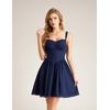 image:imageScarlet Darkness Lace Corset Mini Dress with Pocket Women Teens Grad OutfitNavy