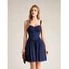 image:imageScarlet Darkness Lace Corset Mini Dress with Pocket Women Teens Grad OutfitNavy