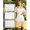 image:imageScarlet Darkness Lace Mini Skirts for Women Renaissance Boho Short SkirtWhite